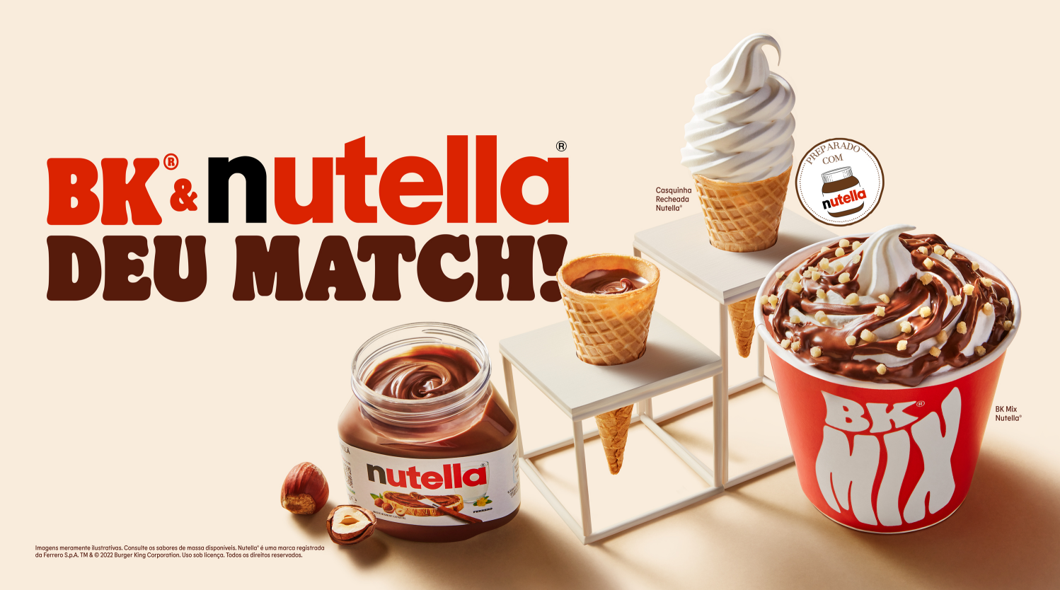 PARCERIA INÉDITA BURGER KING® E NUTELLA®