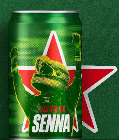 HEINEKEN ANUNCIA LATAS ESPECIAIS EM CELEBRAO  MINISSRIE SENNA