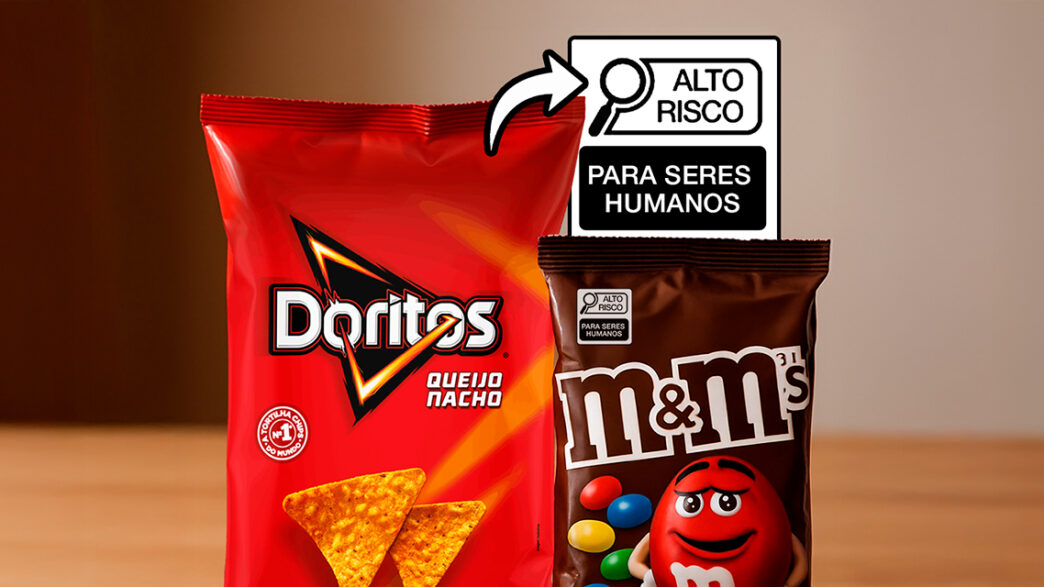 DORITOS E M&MS PODEM ESTAMPAR ALERTA DE “NÃO RECOMENDADOS AO CONSUMO HUMANO” NAS EMBALAGENS