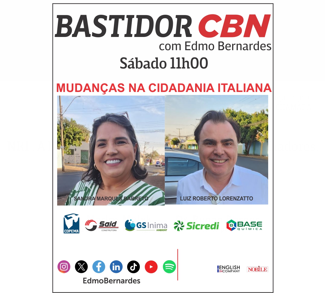 OUA OU ASSISTA A CHAMADA BASTIDOR CBN CIDADANIA ITALIANA