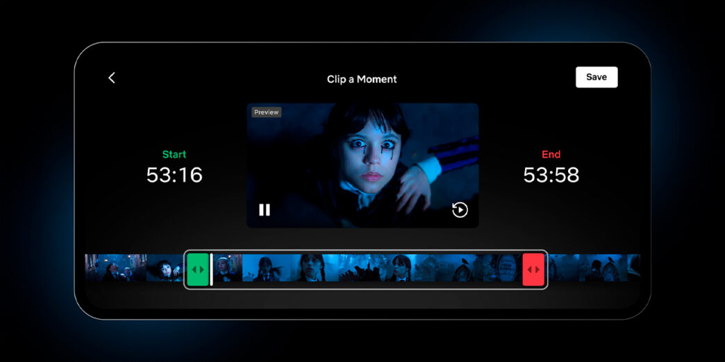 NETFLIX LIBERA FUNÇÃO NO APP PARA USUÁRIOS RECORTAREM E COMPARTILHAREM “CORTES” DE SÉRIES E FILMES