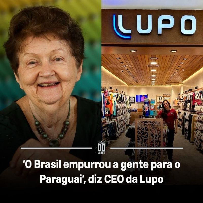 �O BRASIL EMPURROU A GENTE PARA O PARAGUAI�, DIZ CEO DA LUPO