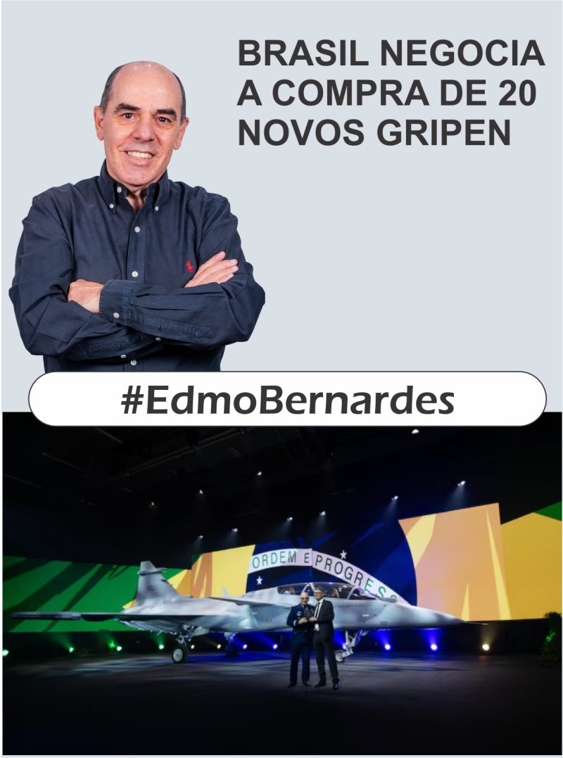 BRASIL NEGOCIA A COMPRA DE 20 NOVOS GRIPEN