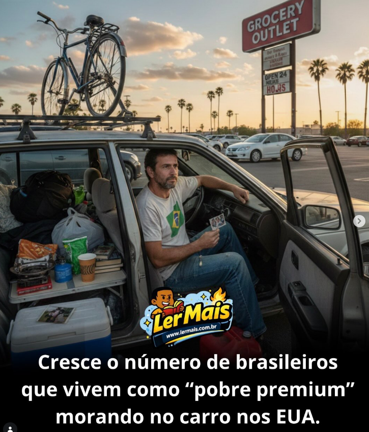 BRASILEIROS MORAM EM CARROS NOS EUA