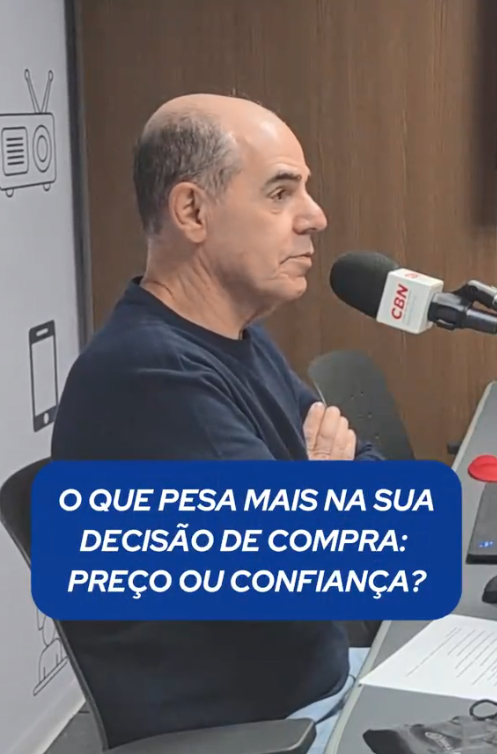Consumidores compram produtos, mas escolhem confiar em marcas.