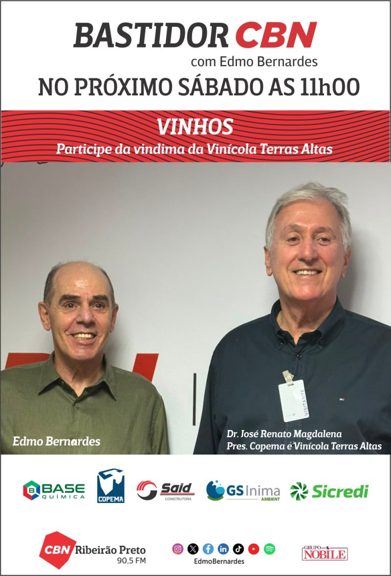 DR. JOS� RENATO MAGDALENA NO BASTIDOR CBN DO PR�XIMO S�BADO