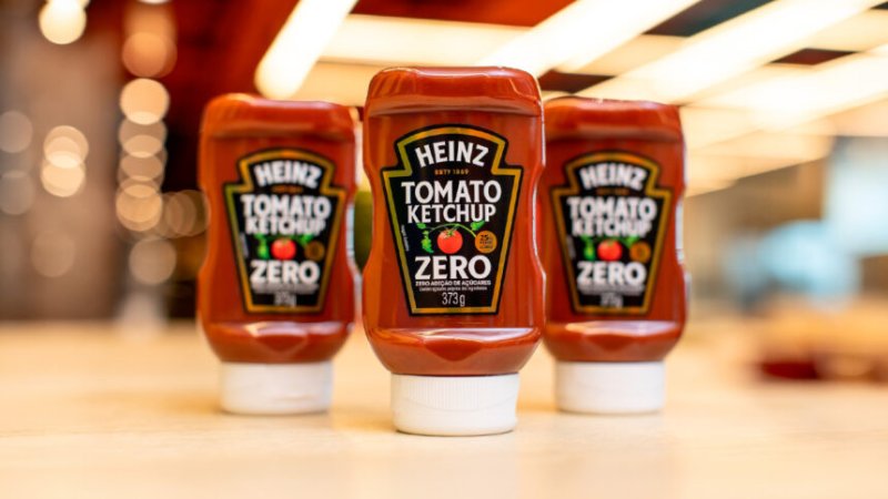 HEINZ LAN�A KETCHUP SEM A��CAR NO BRASIL