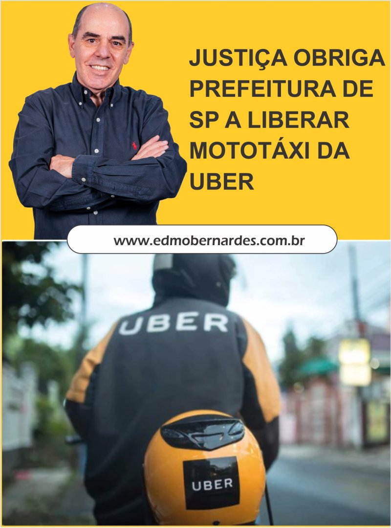 JUSTI�A OBRIGA PREFEITURA DE SP A LIBERAR MOTOT�XI DA UBER