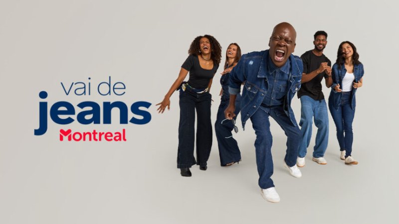 MONTREAL LAN�A CAMPANHA �VAI DE JEANS� E MARCA RETORNO DE SEBASTIAN � PUBLICIDADE