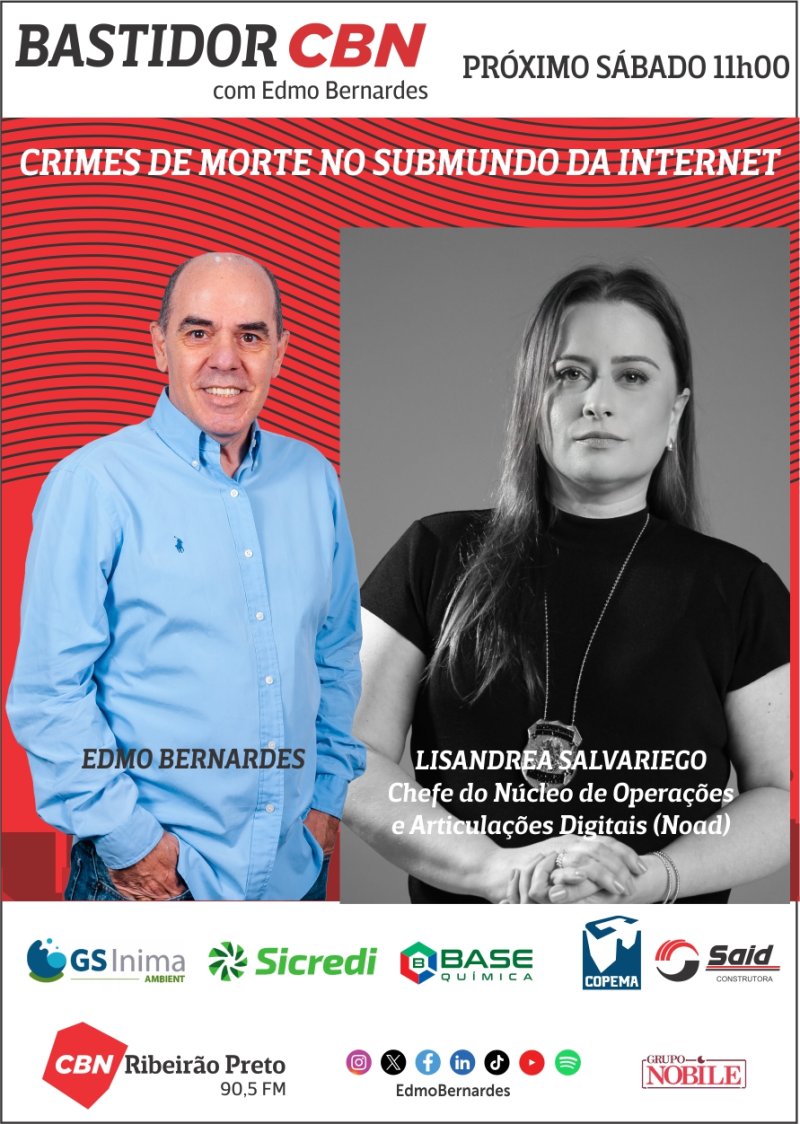 No Bastidor CBN de amanh� vamos falar sobre o NOAD - N�cleo de Observa��o e An�lise Digital