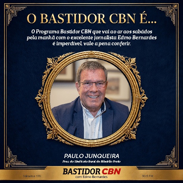 O que PAULO JUNQUEIRA acha do programa Bastidor CBN.