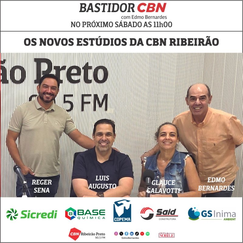 OLHA O QUE VAI ROLAR NO BASTIDOR CBN DO PR�XIMO S�BADO