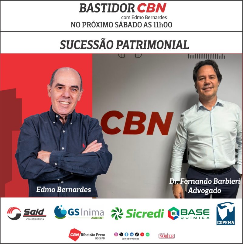 VEJA NO BASTIDOR CBN DO PR�XIMO S�BADO.